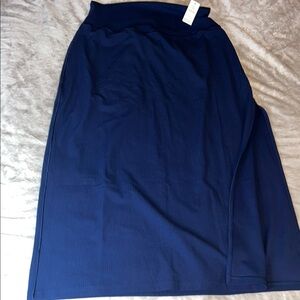 NWT OFFLINE by Aerie REAL ME XTRA Navy A-Line Skirt
